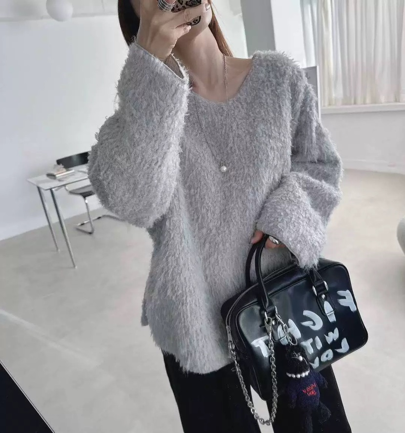 BLACKFRIDAY㊣東大門實拍女士新款人氣職業真品休閑推薦毛衣BLACK FRIDAY毛衣圖色1