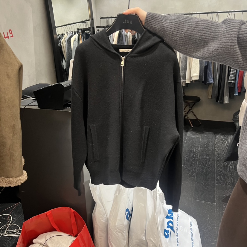 TUG東大門直郵㊣女士新品26春夏時尚休閑真品針織衫連帽衫春款TUG針織衫圖色3