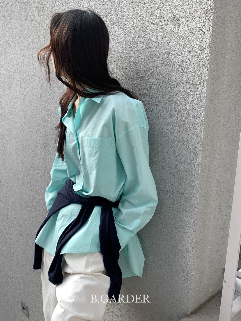 B_GARDER韓國直郵㊣女裝新款職業推薦熱賣人氣襯衫蕾絲衫雙層B.GARDER襯衫/蕾絲衫