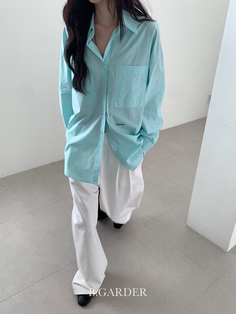 B_GARDER韓國直郵㊣女裝新款職業推薦熱賣人氣襯衫蕾絲衫雙層B.GARDER襯衫/蕾絲衫