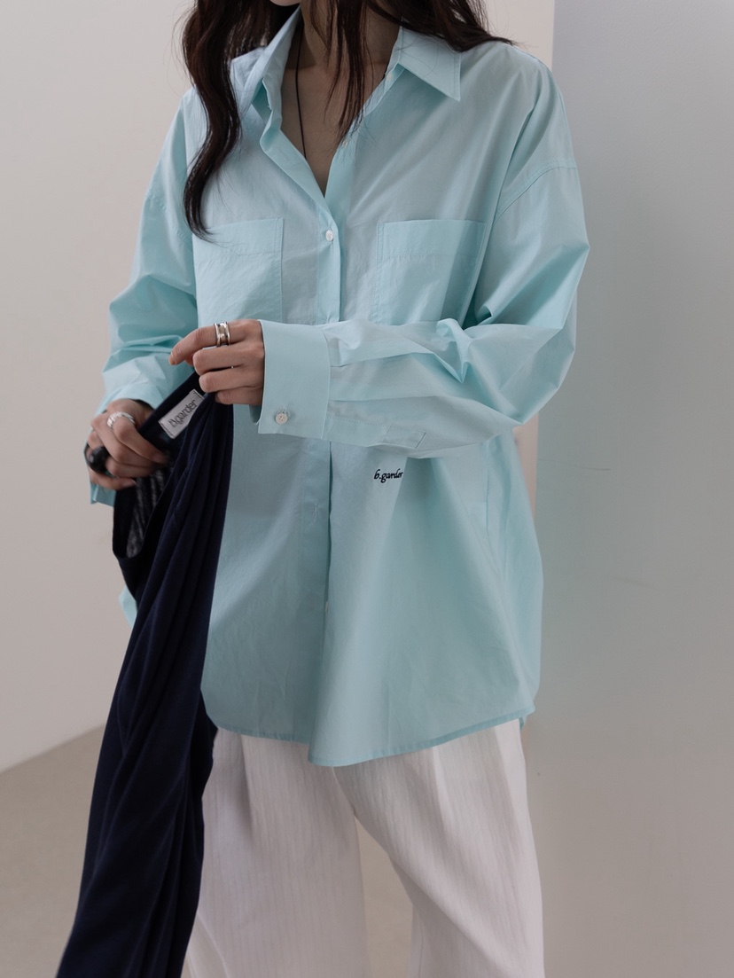 B_GARDER韓國直郵㊣女裝新款職業推薦熱賣人氣襯衫蕾絲衫雙層B.GARDER襯衫/蕾絲衫