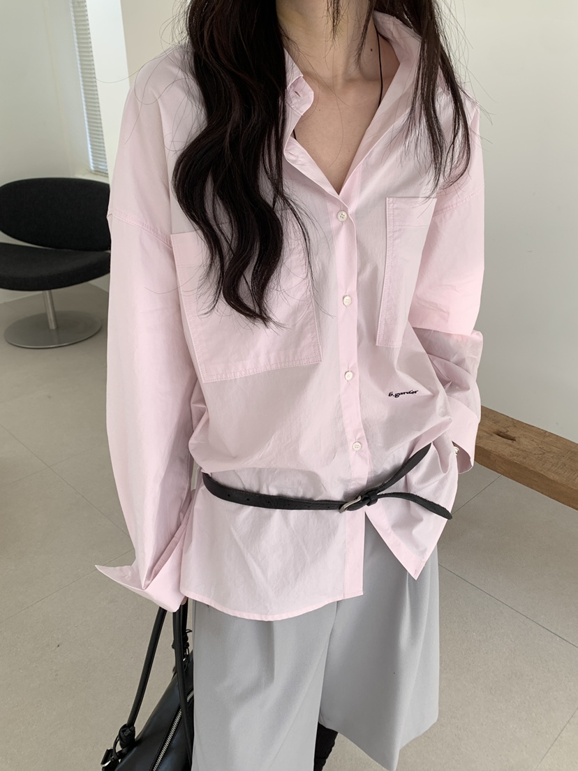 B_GARDER韓國直郵㊣女裝新款職業推薦熱賣人氣襯衫蕾絲衫雙層B.GARDER襯衫/蕾絲衫