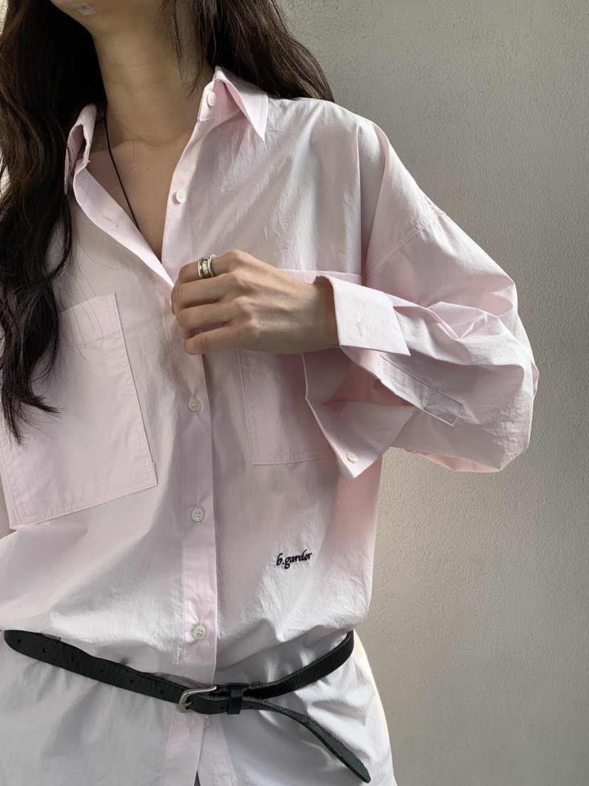B_GARDER韓國直郵㊣女裝新款職業推薦熱賣人氣襯衫蕾絲衫雙層B.GARDER襯衫/蕾絲衫