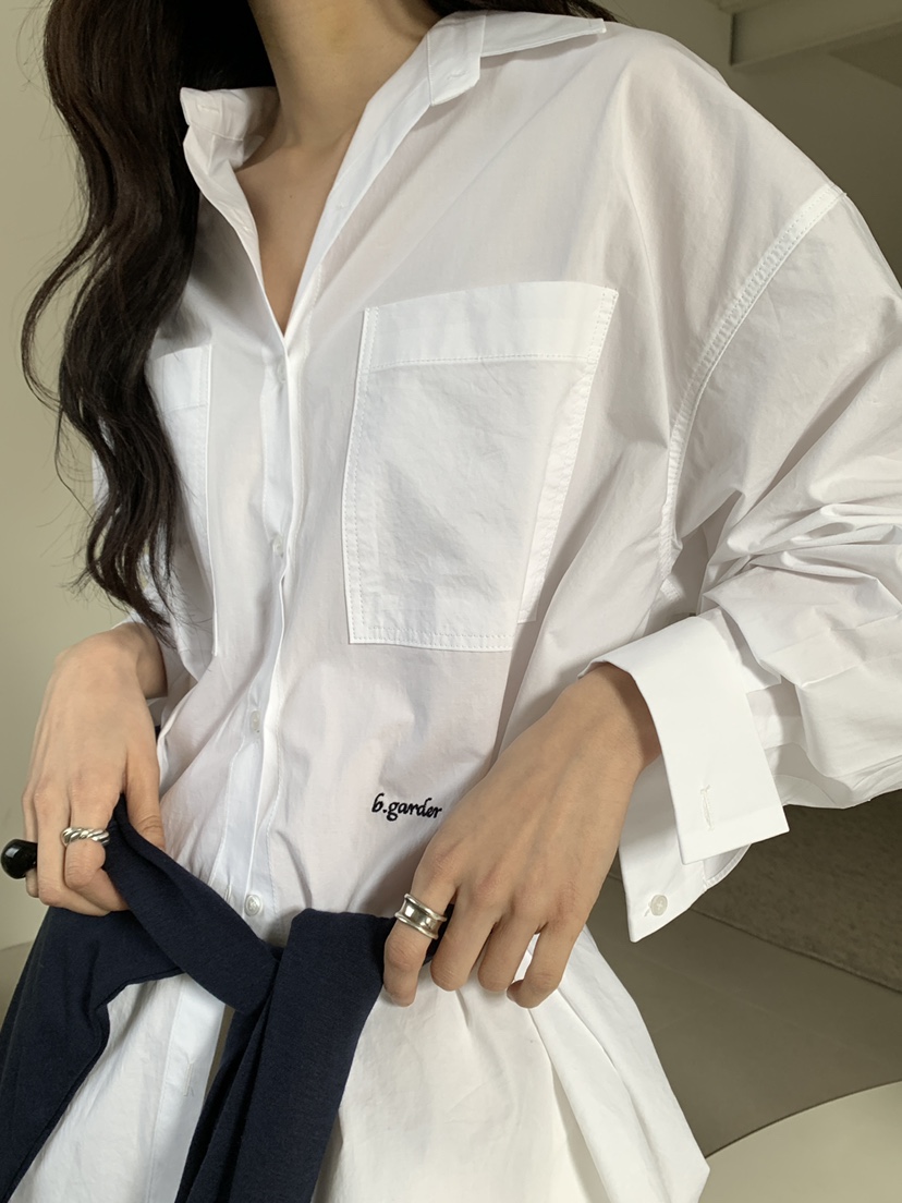 B_GARDER韓國直郵㊣女裝新款職業推薦熱賣人氣襯衫蕾絲衫雙層B.GARDER襯衫/蕾絲衫