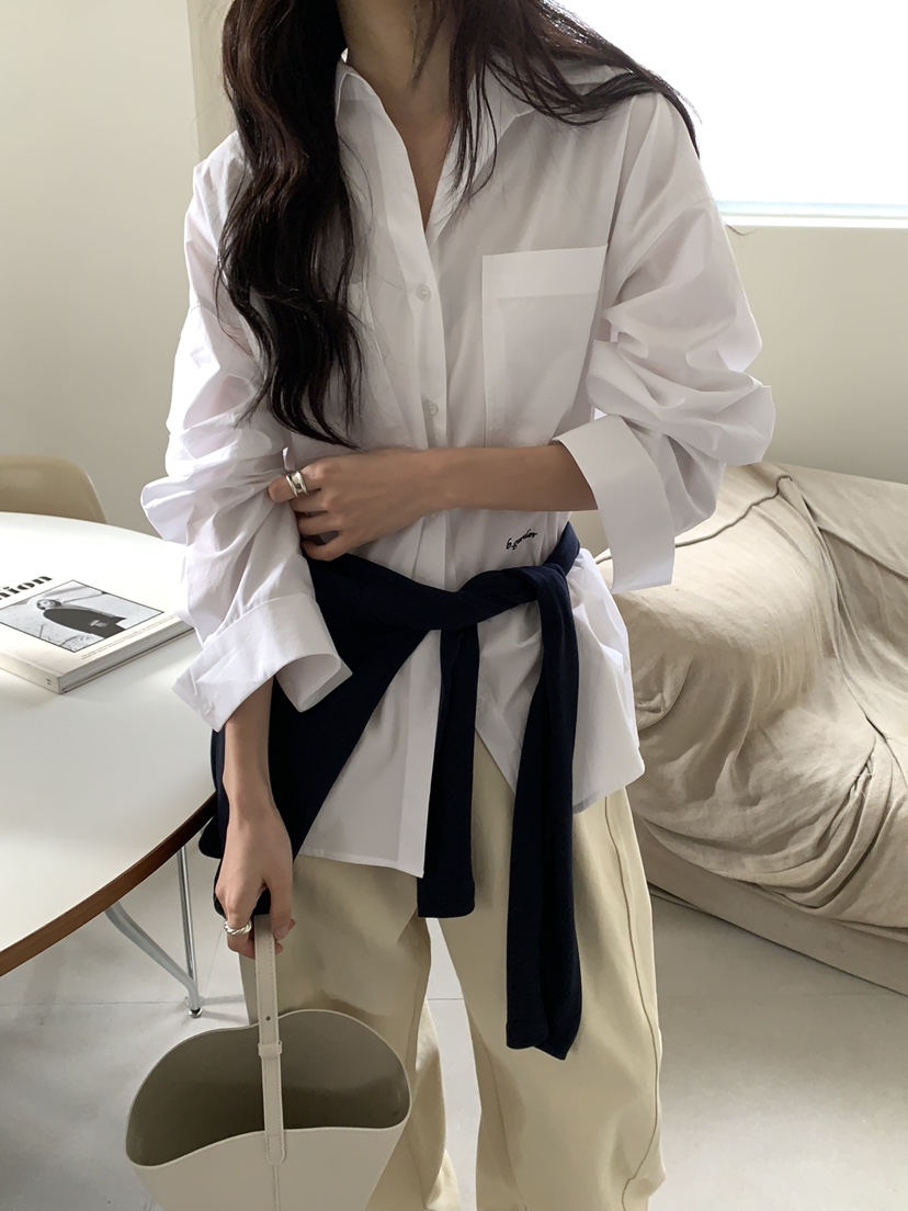 B_GARDER韓國直郵㊣女裝新款職業推薦熱賣人氣襯衫蕾絲衫雙層B.GARDER襯衫/蕾絲衫