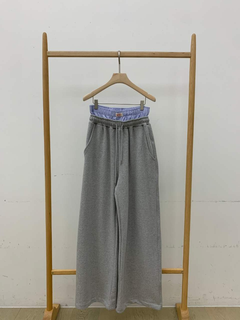 B_GARDER㊣東大門代購女士新款休閑真品推薦26春夏休閑褲腰帶B.GARDER休閑褲圖色1