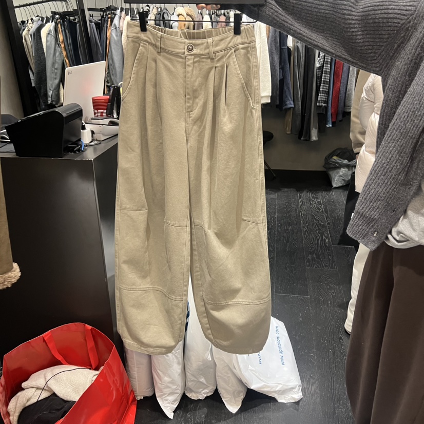 TUG韓國代購㊣女士新品熱賣26春夏時尚推薦休閑休閑褲春款棉TUG休閑褲圖色1