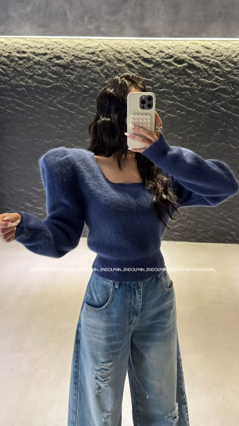 ENDOLPHIN㊣東大門實拍女士新款時尚人氣真品推薦26春夏針織衫ENDOLPHIN針織衫圖色3