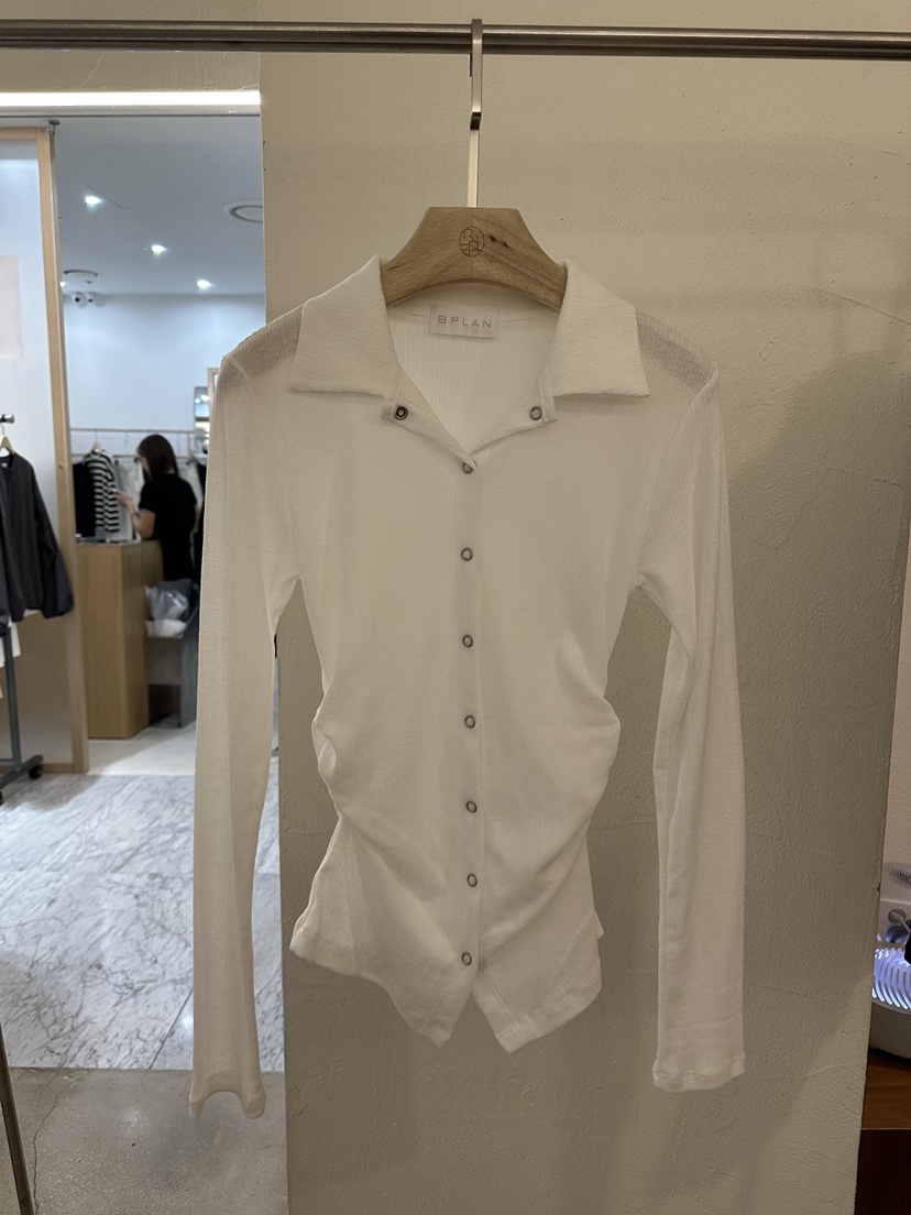 BPLAN韓國直郵㊣女裝新品熱賣職業真品推薦休閑長袖T恤春款BPLAN長袖T恤圖色1