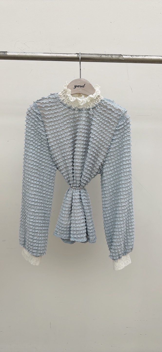 YARD㊣東大門實拍女士新品時尚休閑人氣職業26春夏襯衫蕾絲衫YARD襯衫/蕾絲衫圖色2