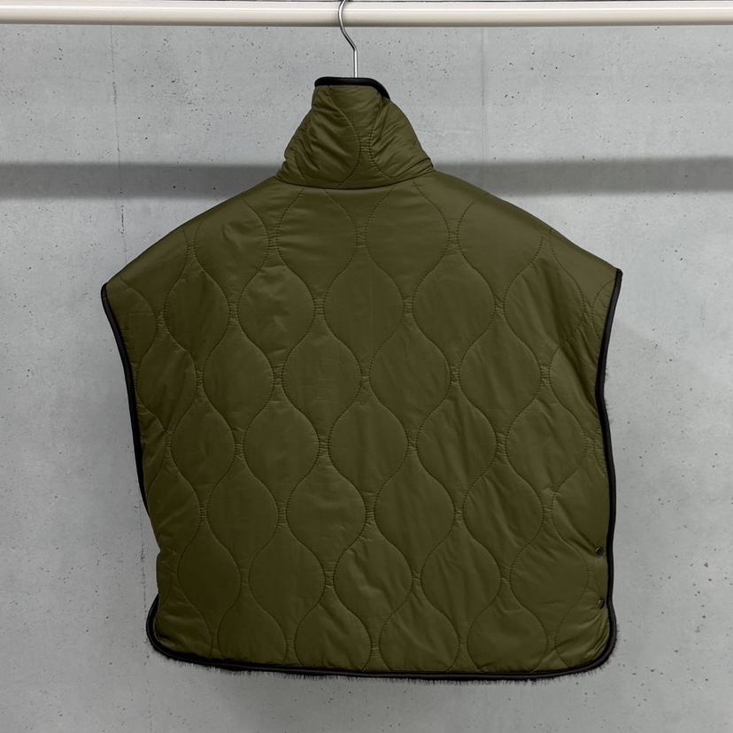 HELDER-P韓國代購㊣女裝新品26春夏馬甲里外穿保暖貂皮雙面HELDER馬甲