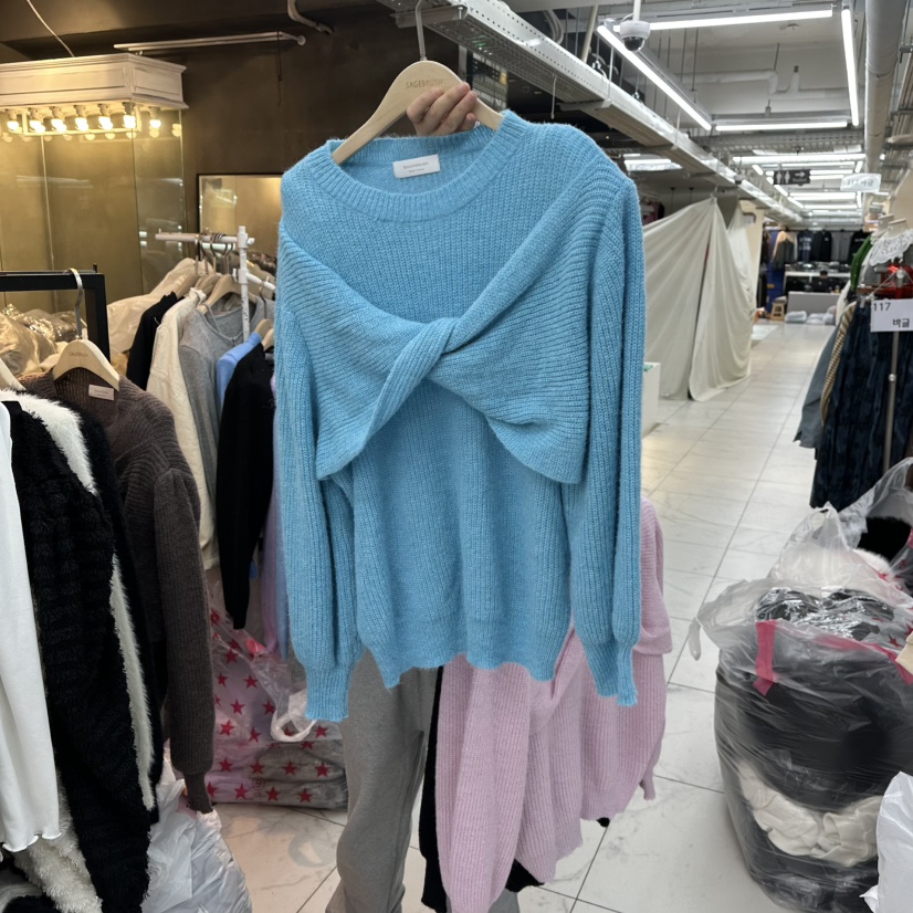 SAGE BRUSH㊣東大門實拍女裝新款人氣推薦休閑真品26春夏針織衫SAGE BRUSH針織衫圖色3