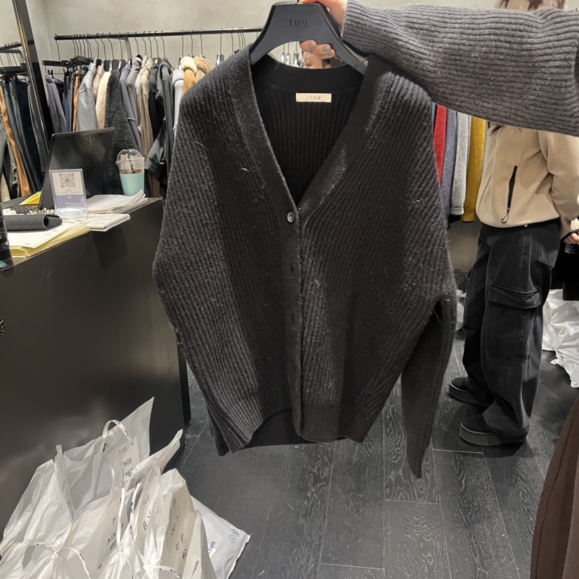 TUG㊣東大門代購女士新品26春夏休閑推薦熱賣時尚毛衣春款開衫TUG毛衣圖色3