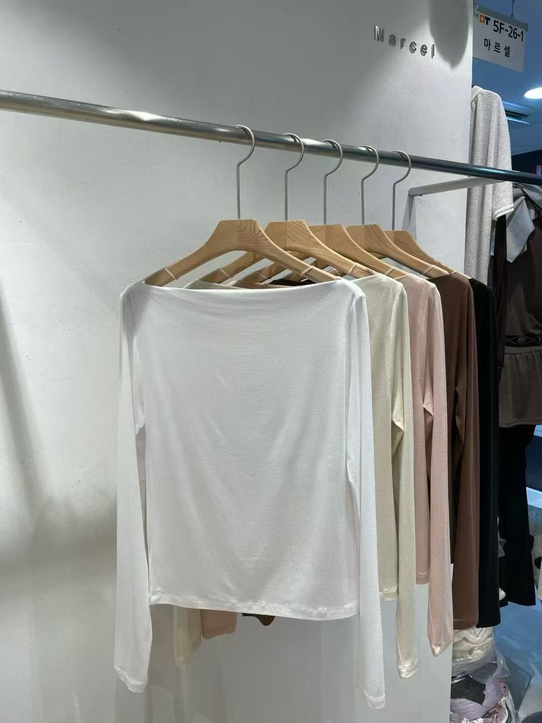 MARCEL東大門㊣代購女士新款休閑人氣推薦熱賣25秋冬長袖T恤MARCEL長袖T恤