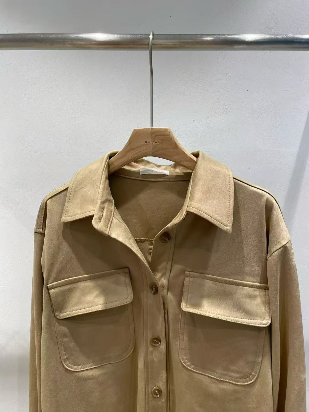 MARCEL東大門㊣直郵女士新款25秋冬職業熱賣時尚夾克絨面革MARCEL夾克
