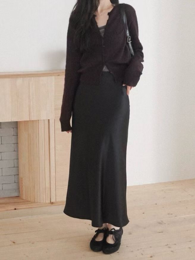 MARCEL東大門㊣直郵女士新品25秋冬時尚人氣休閑職業熱賣長裙MARCEL長裙圖色3