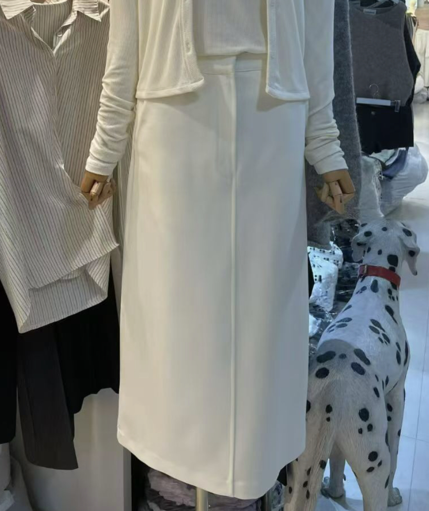 MARCEL韓國代購㊣女裝新款25秋冬熱賣時尚職業人氣休閑長裙MARCEL長裙圖色1