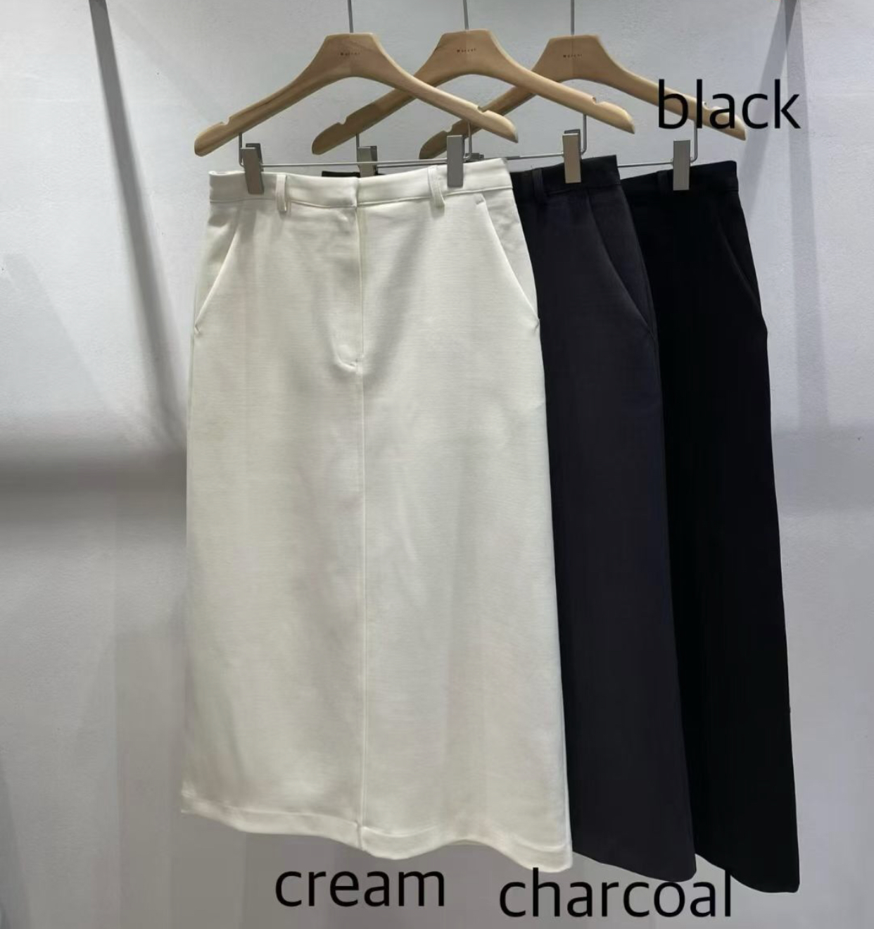 MARCEL韓國代購㊣女裝新款25秋冬熱賣時尚職業人氣休閑長裙MARCEL長裙圖色3左三色