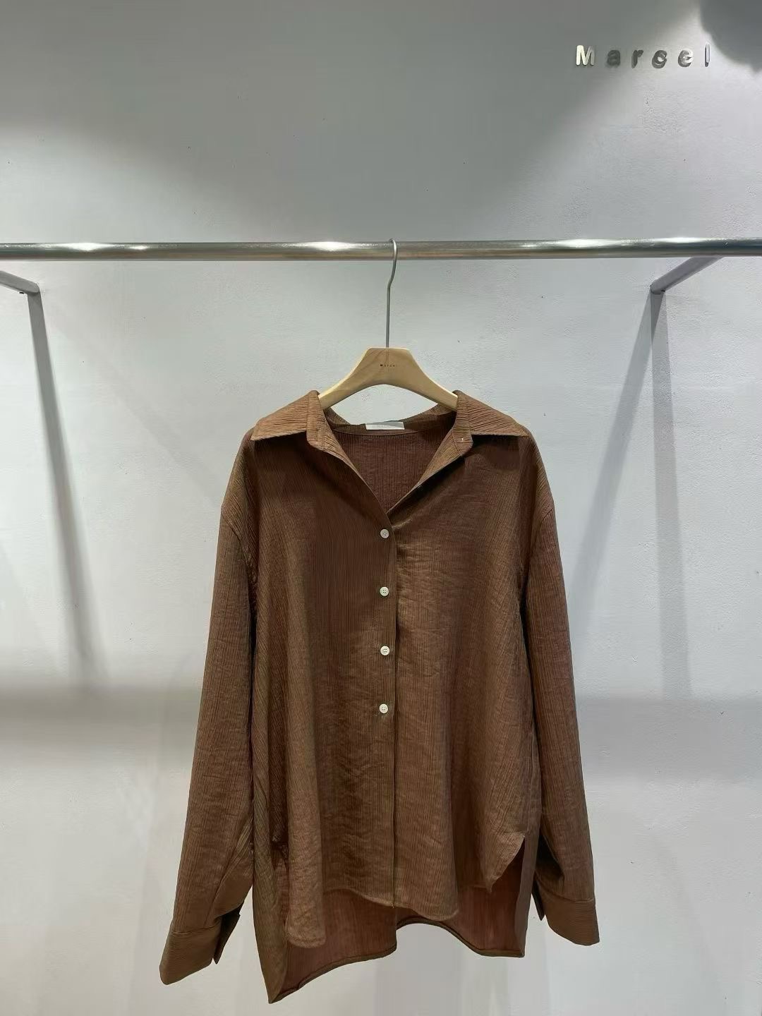 MARCEL韓國直郵㊣女士新品人氣熱賣推薦休閑職業襯衫蕾絲衫MARCEL襯衫/蕾絲衫圖色2