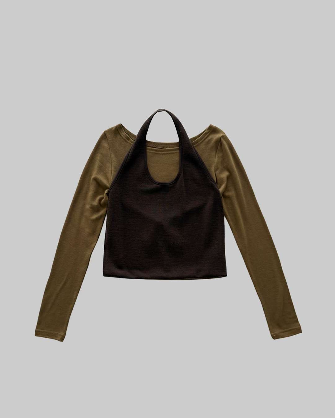 MURMURING-머머링-T東大門直郵㊣女士新品職業長袖T恤假兩件MURMURING長袖T恤圖色3