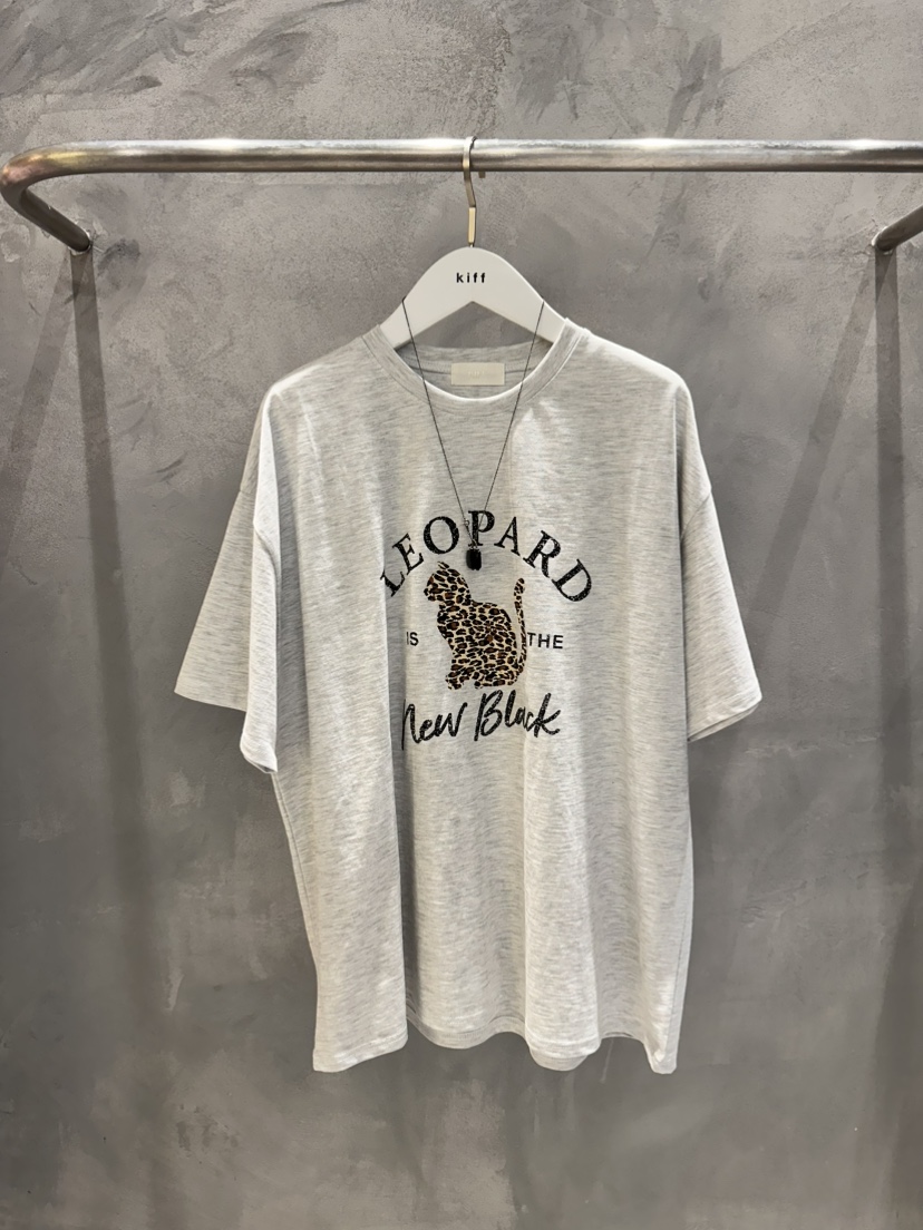 KIFF㊣東大門代購女裝新款時尚職業休閑人氣26春夏推薦真品T恤KIFFT恤圖色1