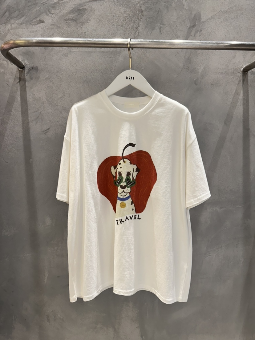 KIFF㊣東大門實拍女士新款職業熱賣人氣真品推薦26春夏時尚T恤KIFFT恤圖色1