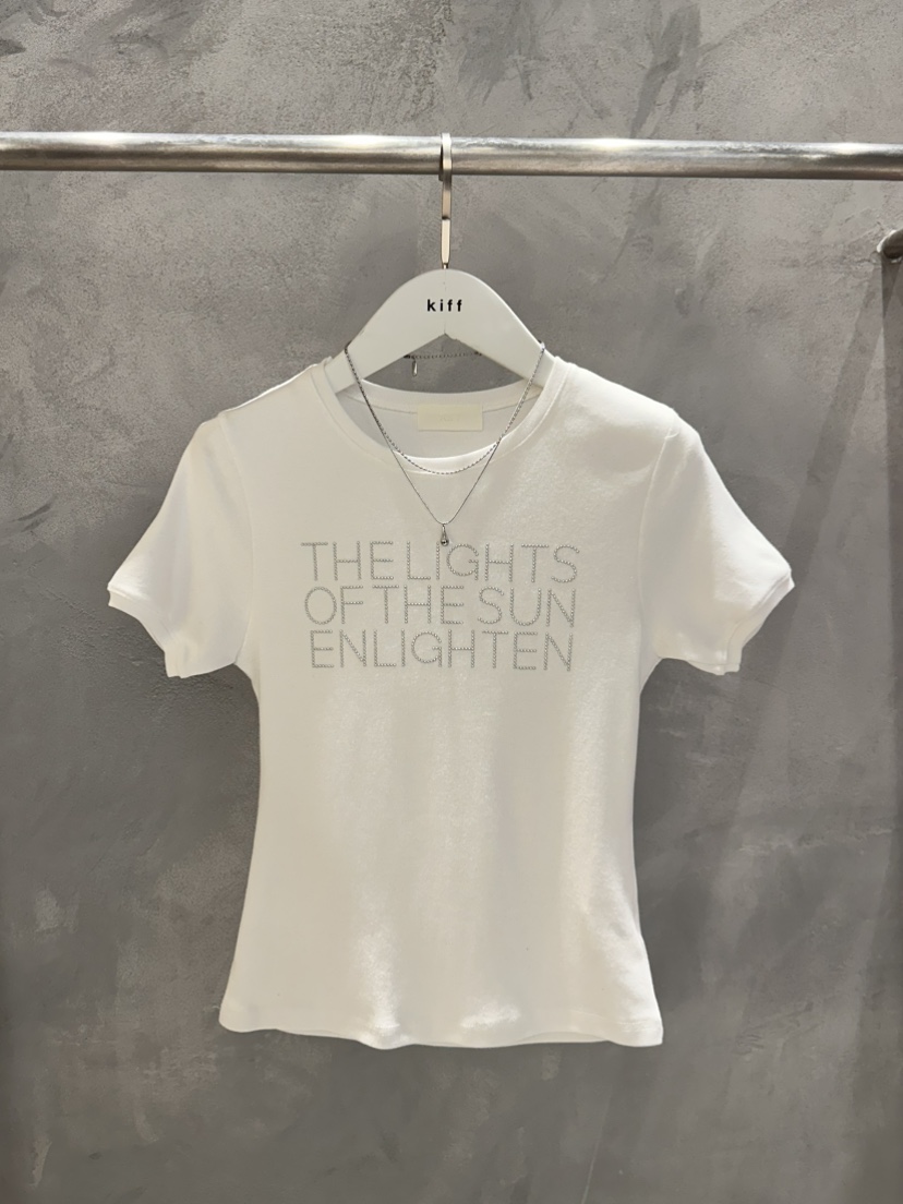 KIFF韓國直郵㊣女士新款人氣職業熱賣26春夏真品推薦休閑T恤KIFFT恤