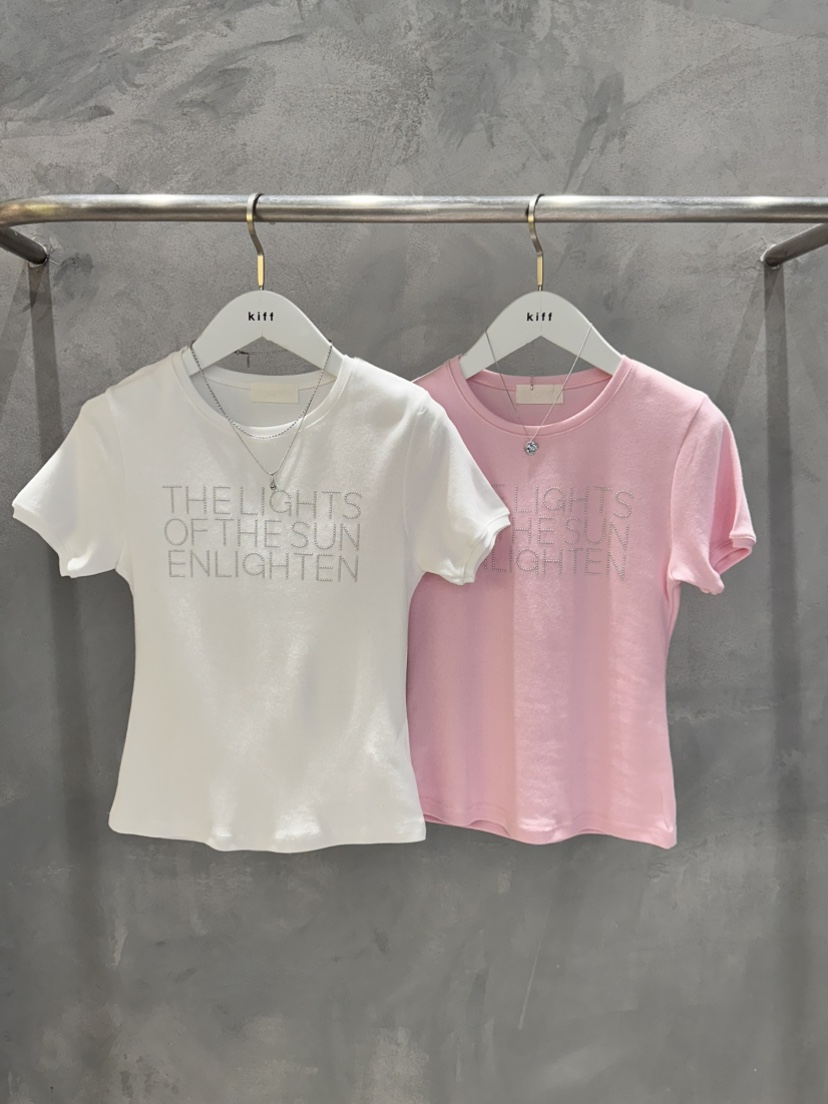 KIFF韓國直郵㊣女士新款人氣職業熱賣26春夏真品推薦休閑T恤KIFFT恤