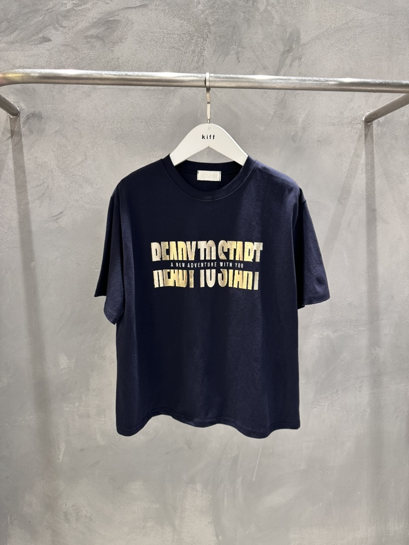 KIFF韓國直郵㊣女士新品推薦時尚熱賣職業人氣26春夏真品T恤KIFFT恤圖色3