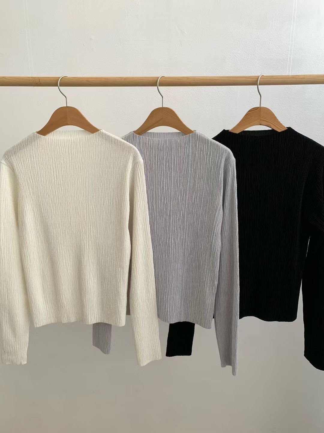 REMUTE㊣東大門實拍女裝新款人氣推薦熱賣26春夏真品長袖T恤REMUTE長袖T恤