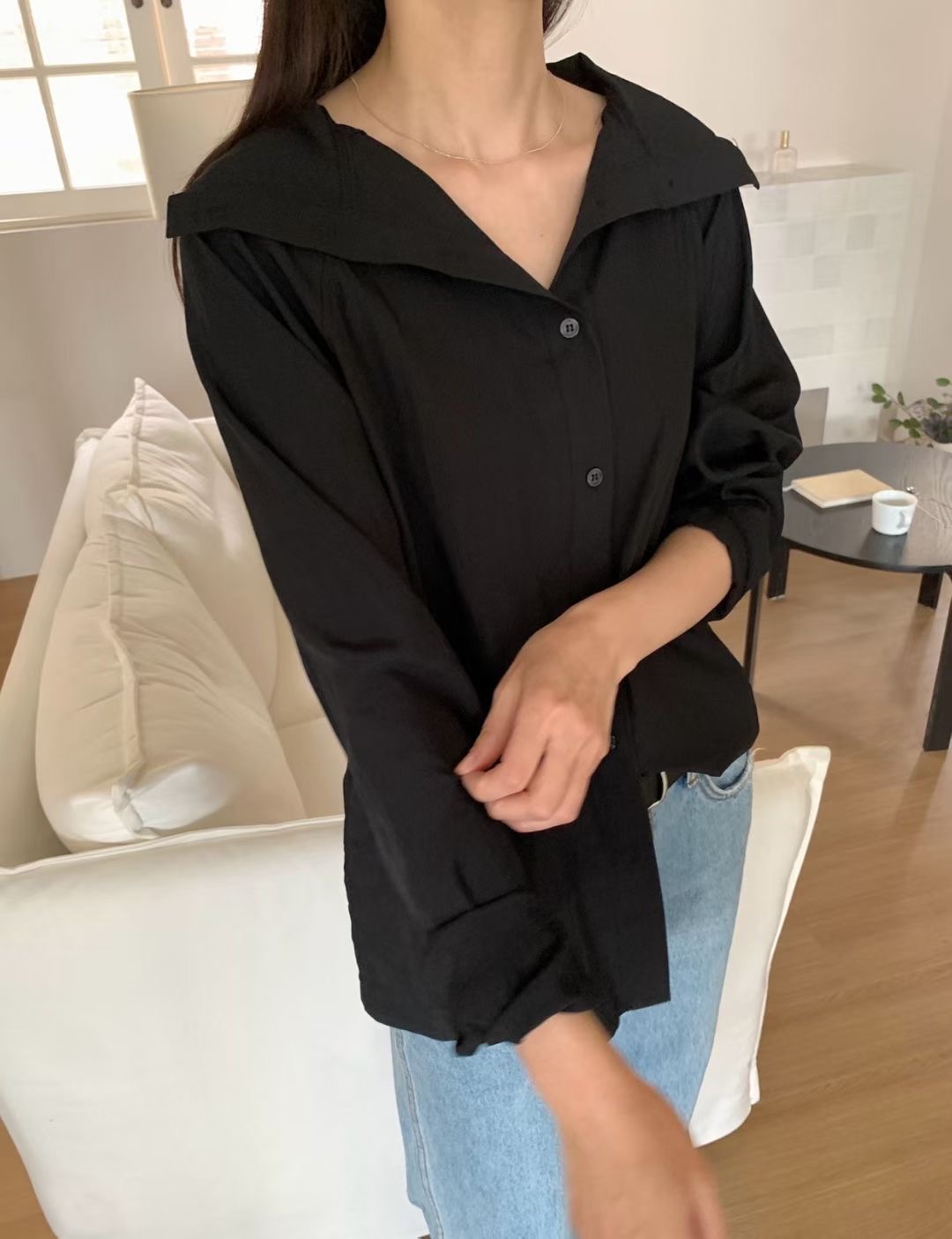 REMUTE韓國直郵㊣女士新品推薦人氣26春夏職業真品襯衫蕾絲衫REMUTE襯衫/蕾絲衫