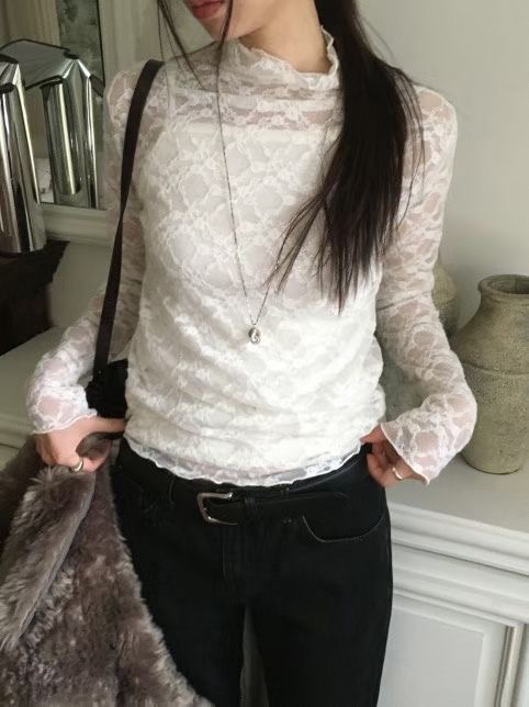 REMUTE㊣東大門代購女士新款26春夏休閑職業熱賣人氣長袖T恤REMUTE長袖T恤圖色1