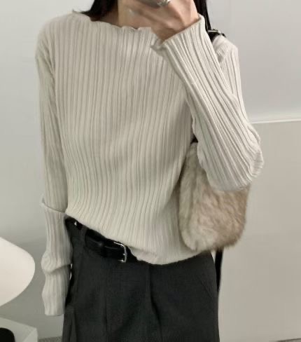 REMUTE㊣東大門代購女裝新品熱賣職業時尚休閑26春夏長袖T恤REMUTE長袖T恤圖色3