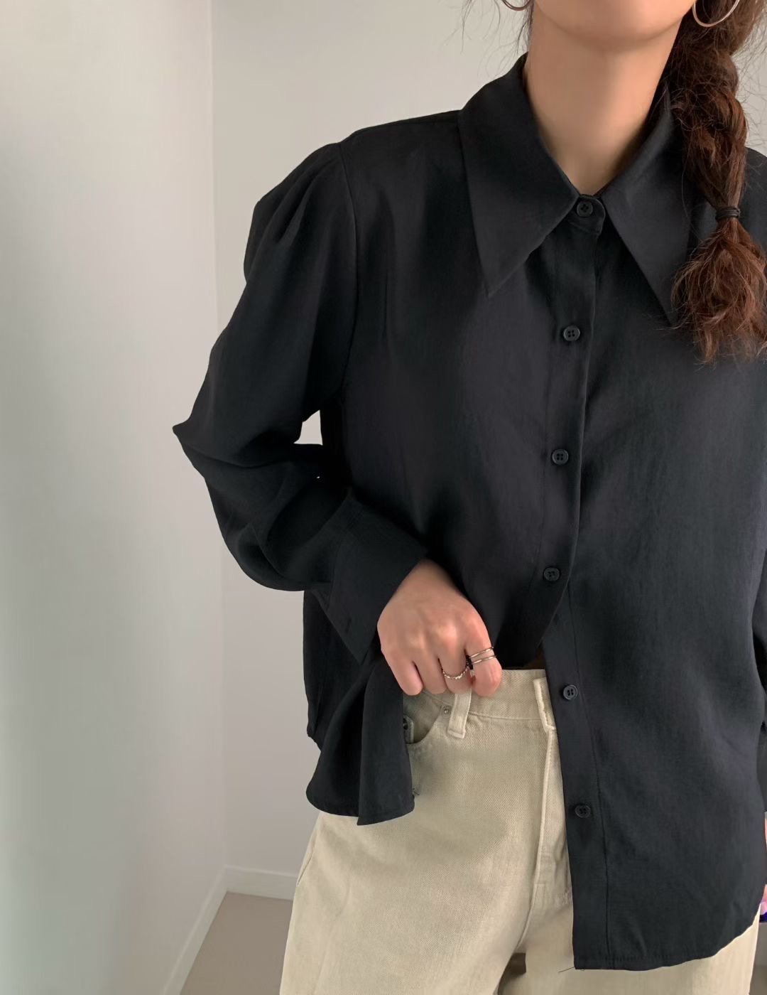 REMUTE韓國代購㊣女士新品真品推薦人氣26春夏職業襯衫蕾絲衫REMUTE襯衫/蕾絲衫