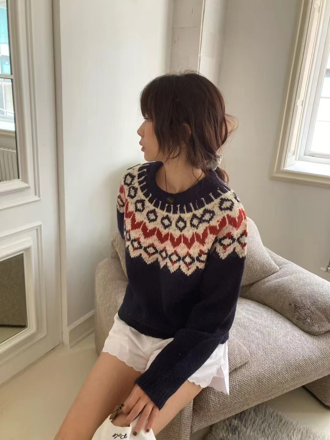 ANNIV-D㊣東大門代購女士新品真品休閑推薦人氣熱賣職業毛衣ANNIV-D毛衣