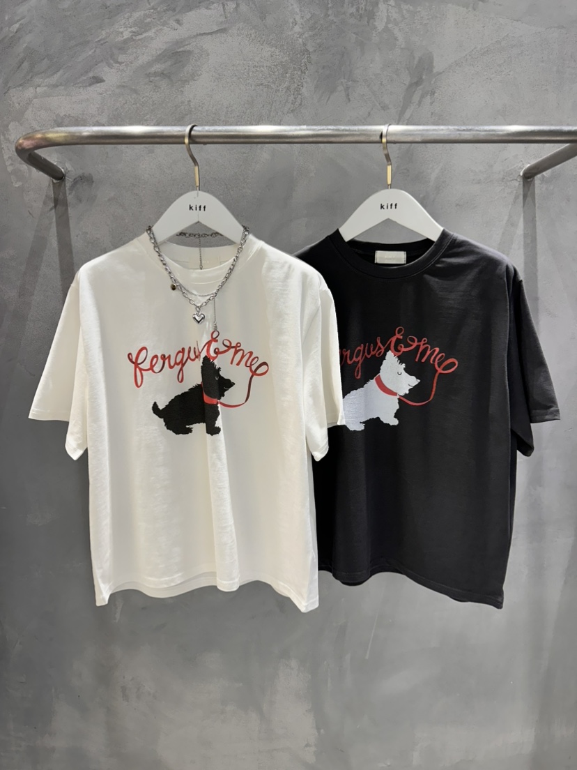 KIFF韓國代購㊣女士新款推薦時尚熱賣休閑26春夏人氣真品T恤KIFFT恤
