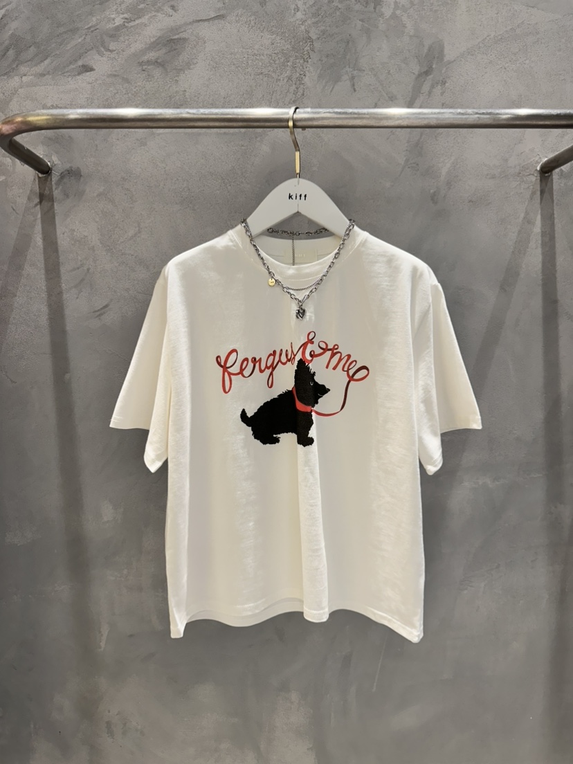 KIFF韓國代購㊣女士新款推薦時尚熱賣休閑26春夏人氣真品T恤KIFFT恤圖色1