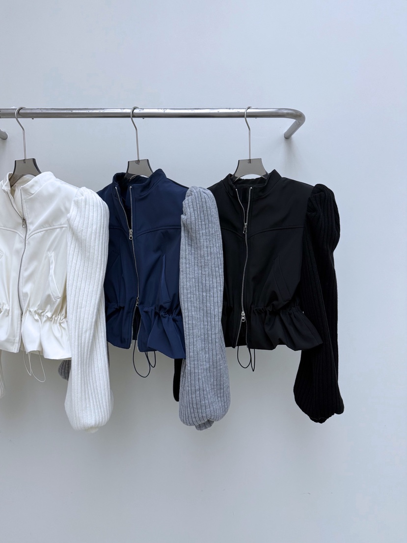 AB㊣東大門實拍女士新款職業時尚26春夏真品推薦熱賣夾克拉鏈AB夾克