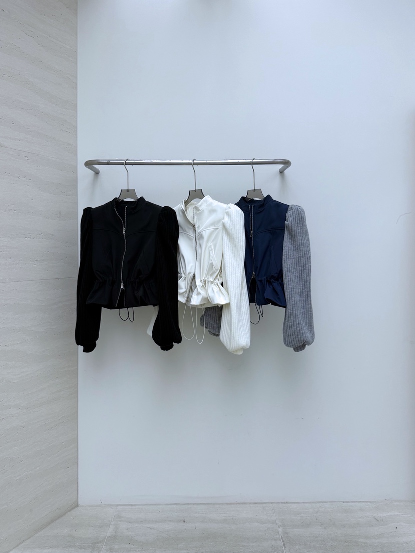 AB㊣東大門實拍女士新款職業時尚26春夏真品推薦熱賣夾克拉鏈AB夾克