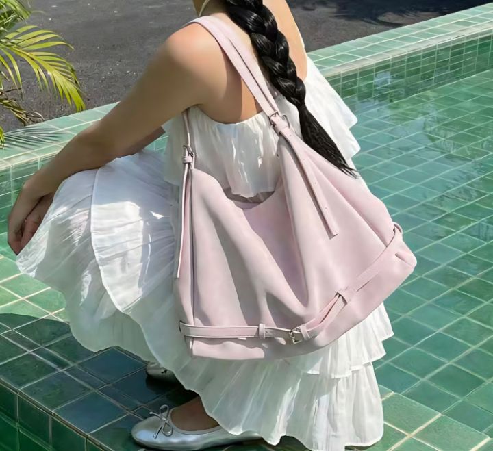 TROUVAILLE韓國代購㊣女裝新品真品26春夏職業熱賣單肩斜跨包TROUVAILLE單肩/斜跨包圖色3