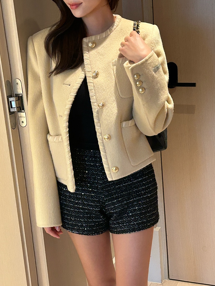 LAVIEU韓國直郵㊣女士新款時尚休閑真品職業推薦人氣夾克手工LAVIEU夾克圖色1