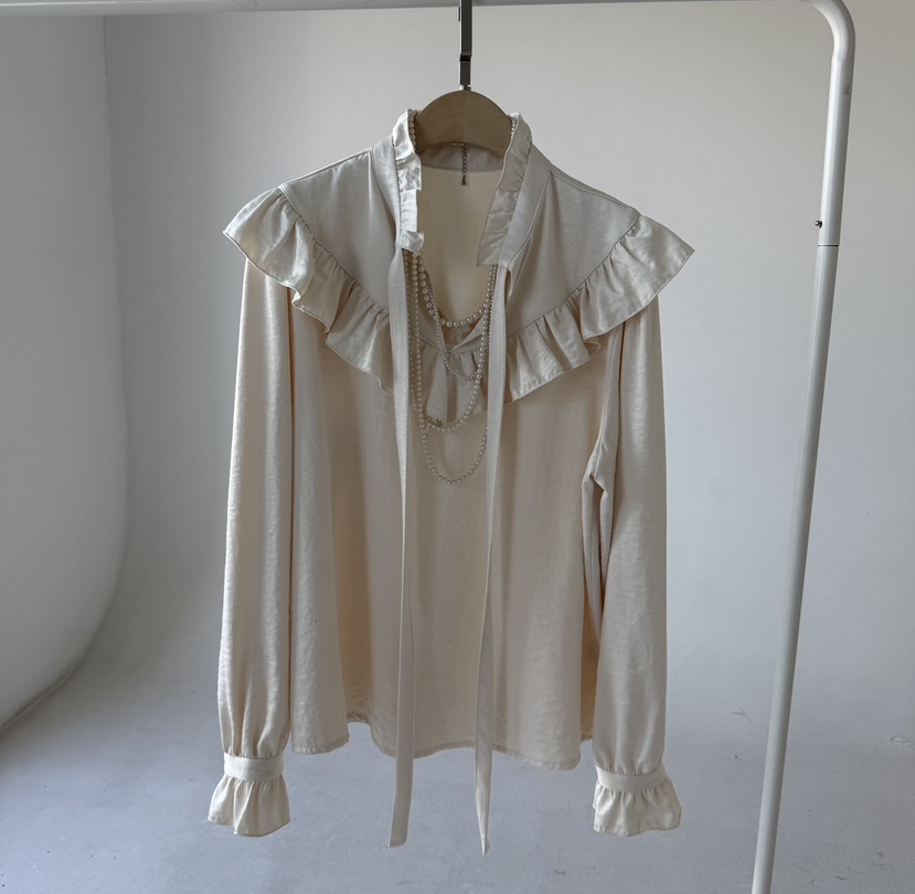 JENNY 1976㊣東大門實拍女士新品時尚熱賣休閑襯衫蕾絲衫打折JENNY 1976襯衫/蕾絲衫圖色2