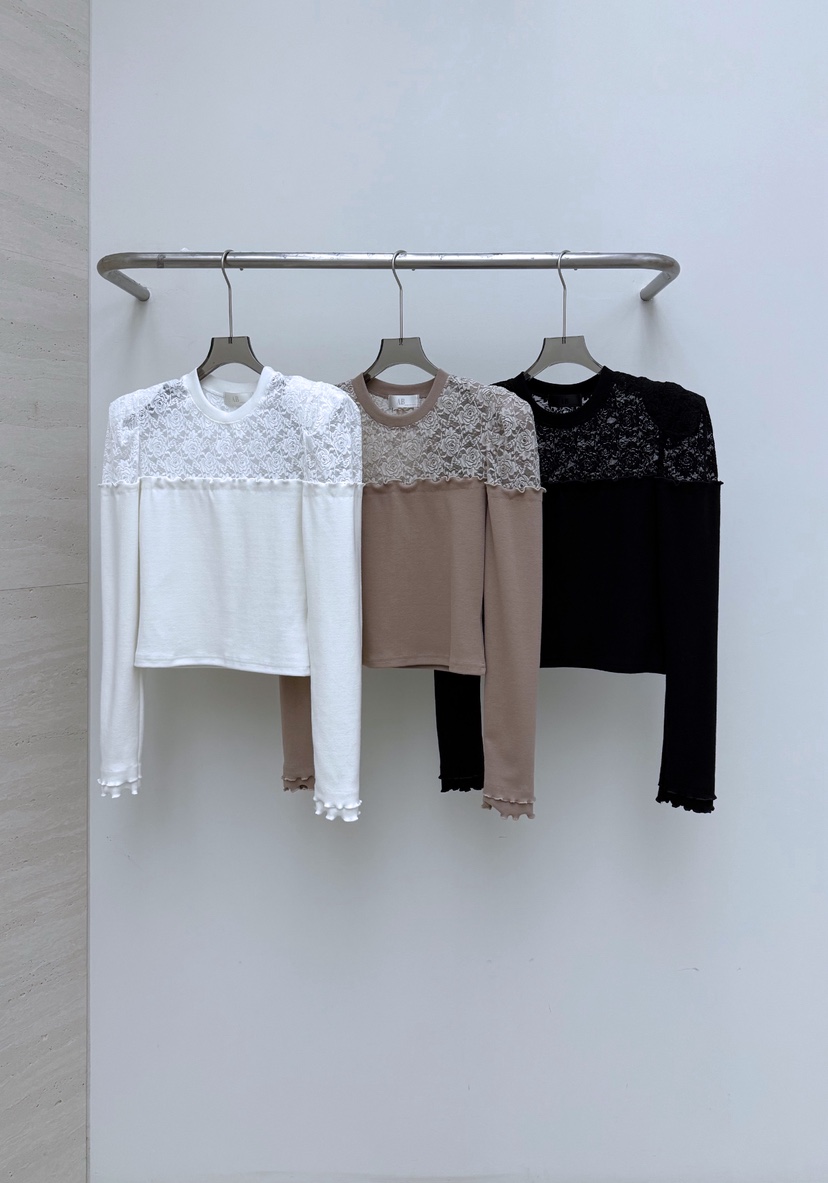 AB韓國代購㊣女士新款26春夏休閑時尚推薦人氣熱賣真品長袖T恤AB長袖T恤