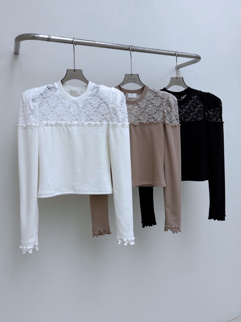 AB韓國代購㊣女士新款26春夏休閑時尚推薦人氣熱賣真品長袖T恤AB長袖T恤