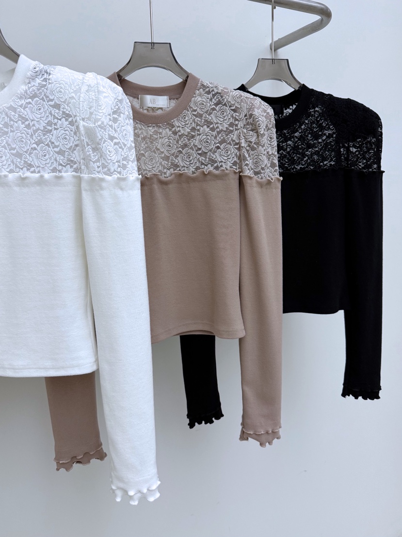 AB韓國代購㊣女士新款26春夏休閑時尚推薦人氣熱賣真品長袖T恤AB長袖T恤