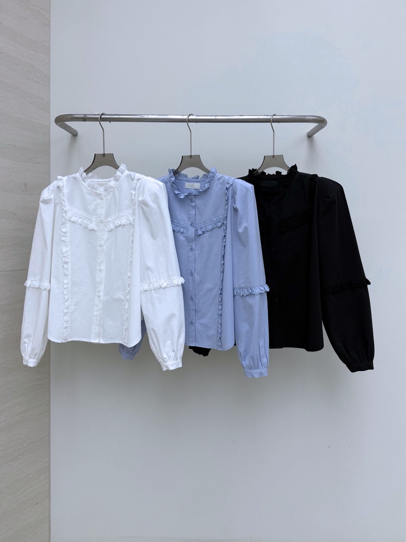 AB㊣東大門實拍女士新品真品人氣休閑26春夏推薦襯衫蕾絲衫AB襯衫/蕾絲衫