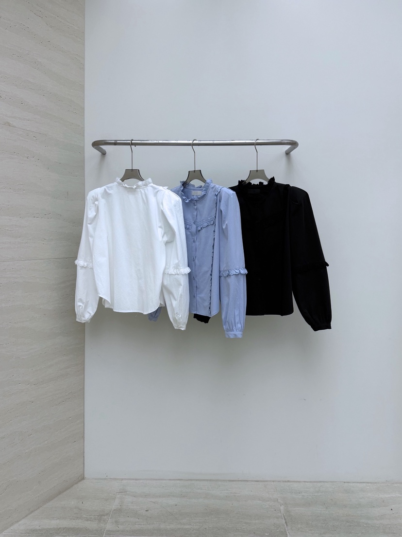 AB㊣東大門實拍女士新品真品人氣休閑26春夏推薦襯衫蕾絲衫AB襯衫/蕾絲衫