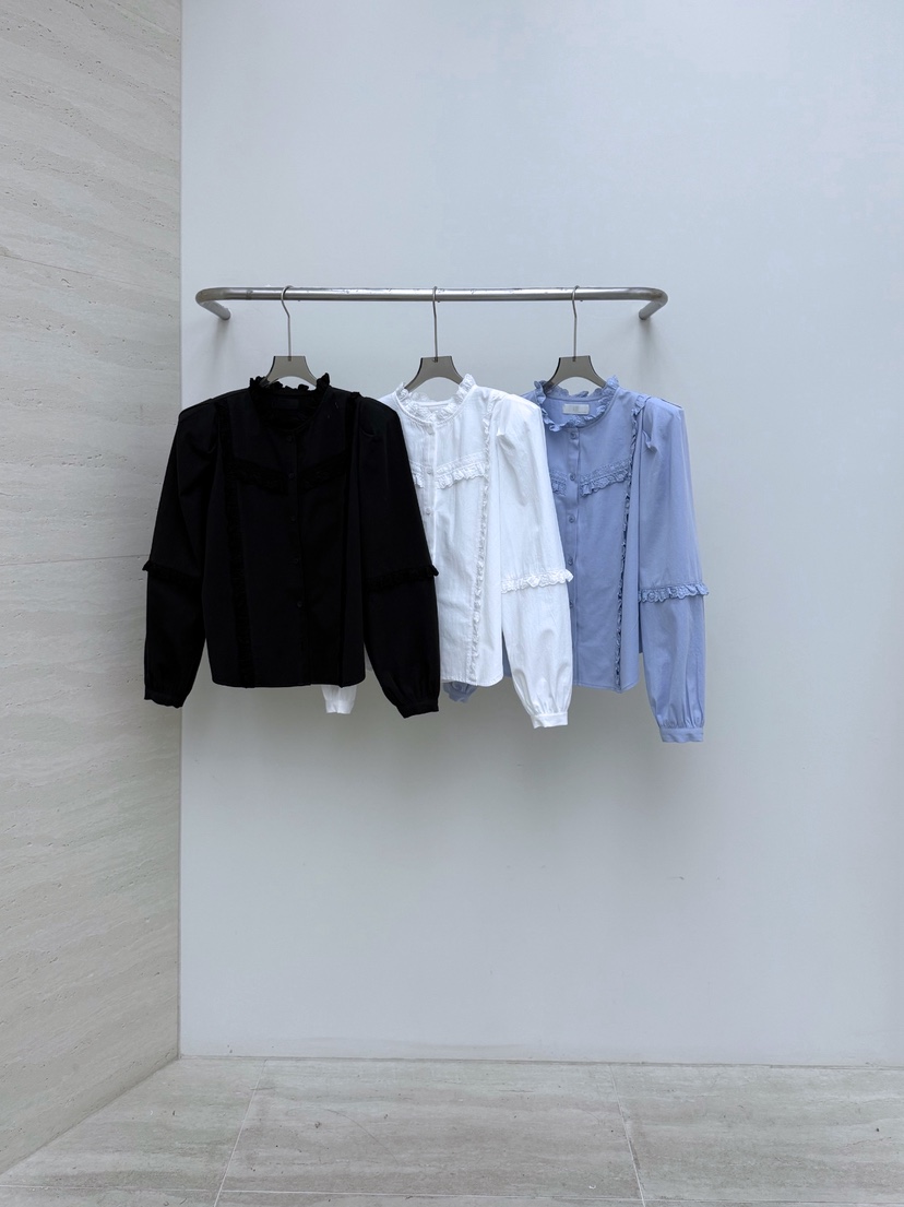 AB㊣東大門實拍女士新品真品人氣休閑26春夏推薦襯衫蕾絲衫AB襯衫/蕾絲衫