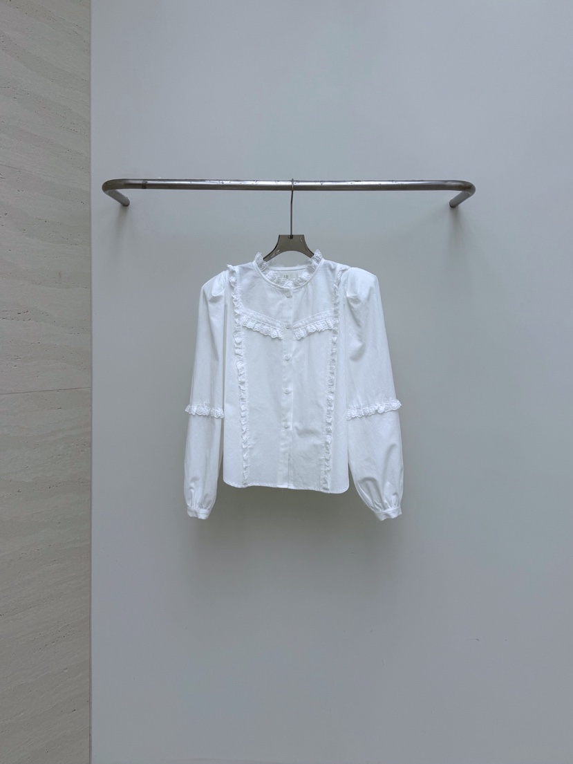 AB㊣東大門實拍女士新品真品人氣休閑26春夏推薦襯衫蕾絲衫AB襯衫/蕾絲衫圖色1