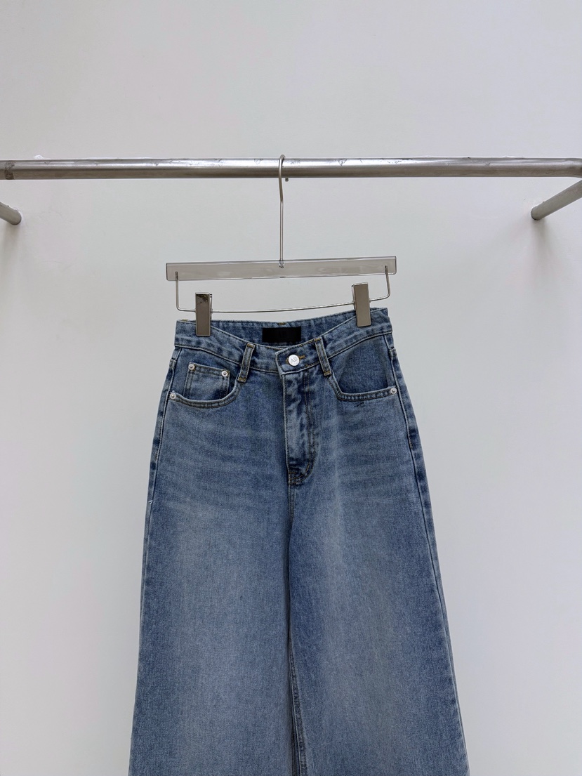 AB韓國直郵㊣女裝新品人氣真品26春夏推薦熱賣職業休閑牛仔褲AB牛仔褲